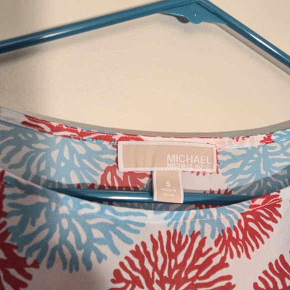 Lauren Ralph Lauren Pink & Black Puffer Jacket + Michael Kors Blouse - sz Small - Picture 5 of 7